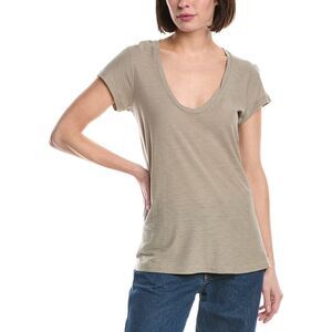 James Perse Womens  Sheer Slub T-Shirt
